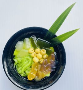 Tàu hũ lá dứa thanh mát